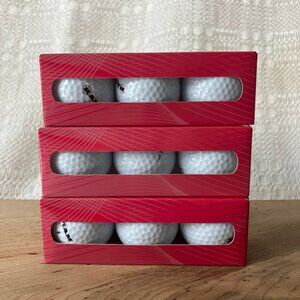 Women's Ram Lady LC 9pk Golf Balls 3 Sleeves of 3 Balls